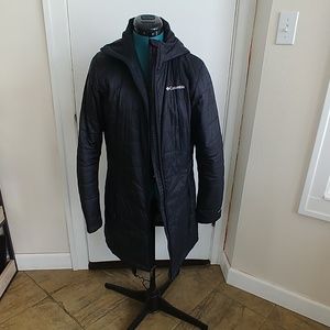 Long Columbia omni-heat coat